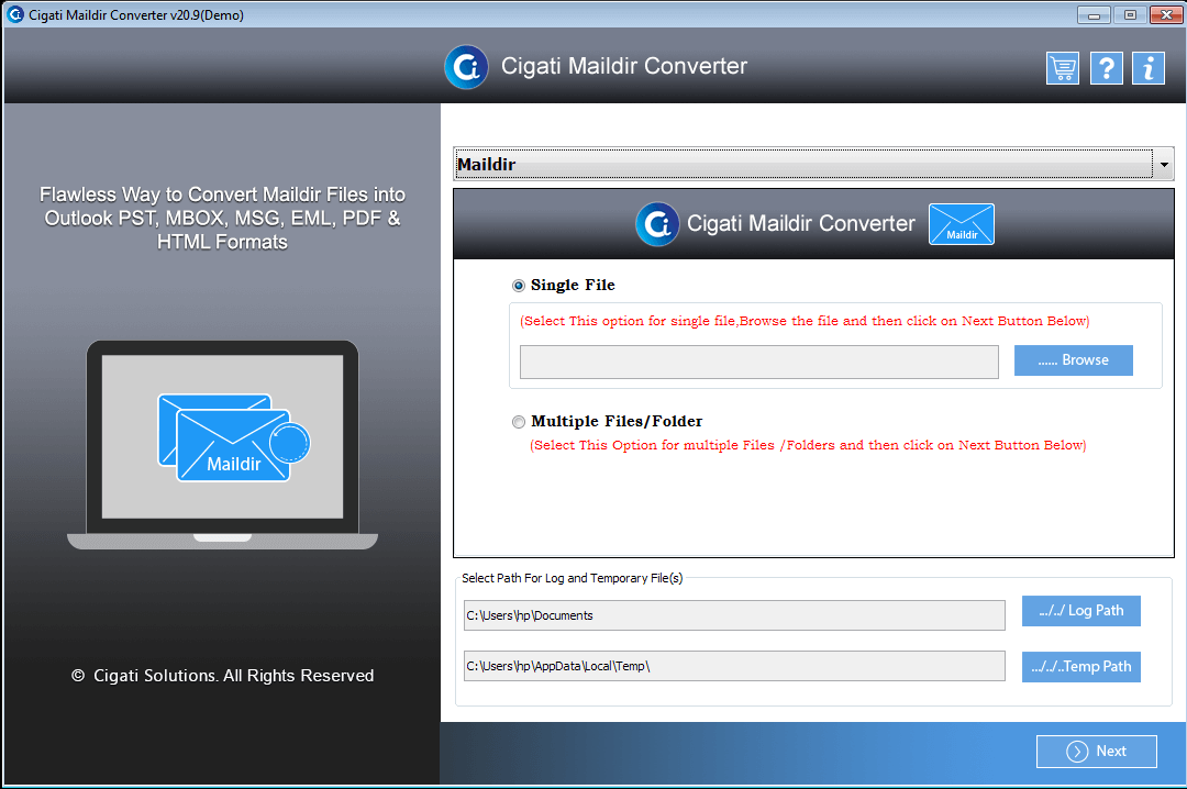 Cigati Maildir Converter