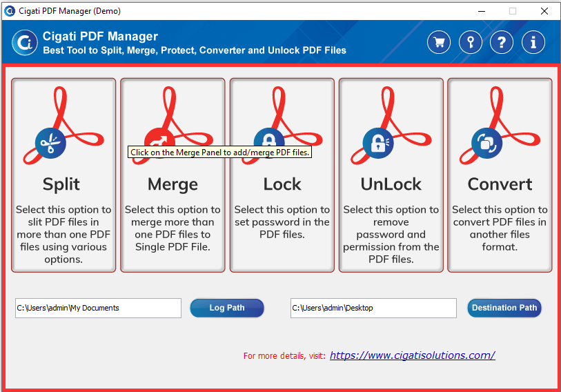 Cigati PDF Manager Software