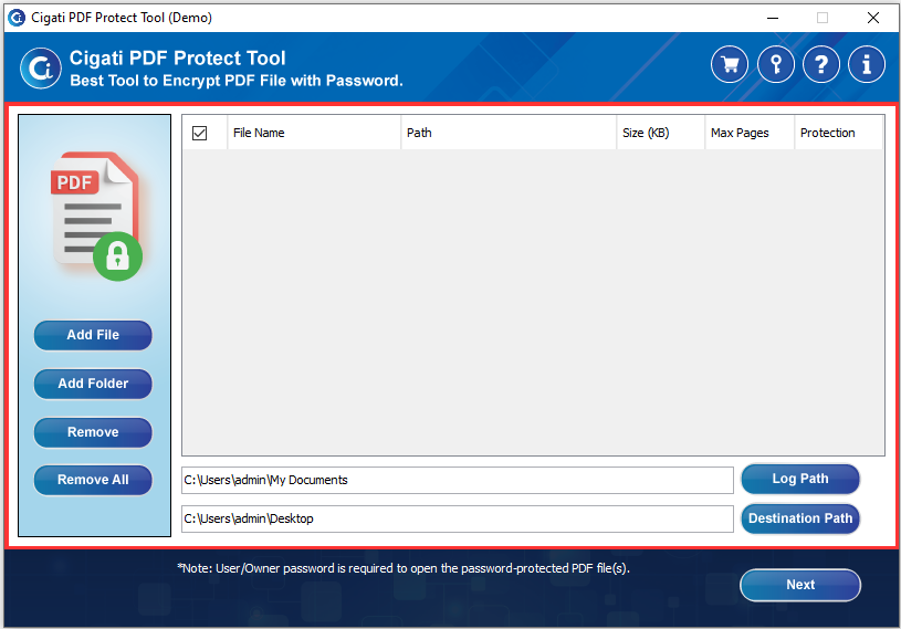 Cigati PDF Protect Tool