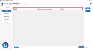 Verify the added PST files and tap Next.