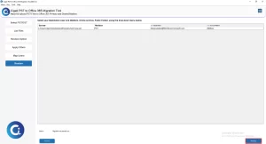 click on Restore.