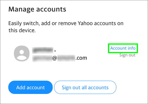 Yahoo Mail App Passwords