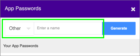 Yahoo Mail App Passwords