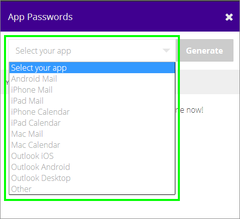 Yahoo Mail App Passwords