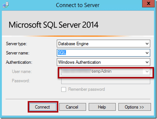 SQL Server Error 18456