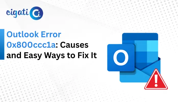 Outlook Error 0x800ccc1a