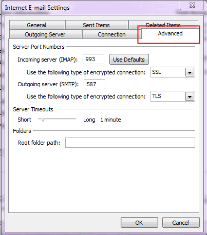 Outlook Sending Error 0x800ccc1a