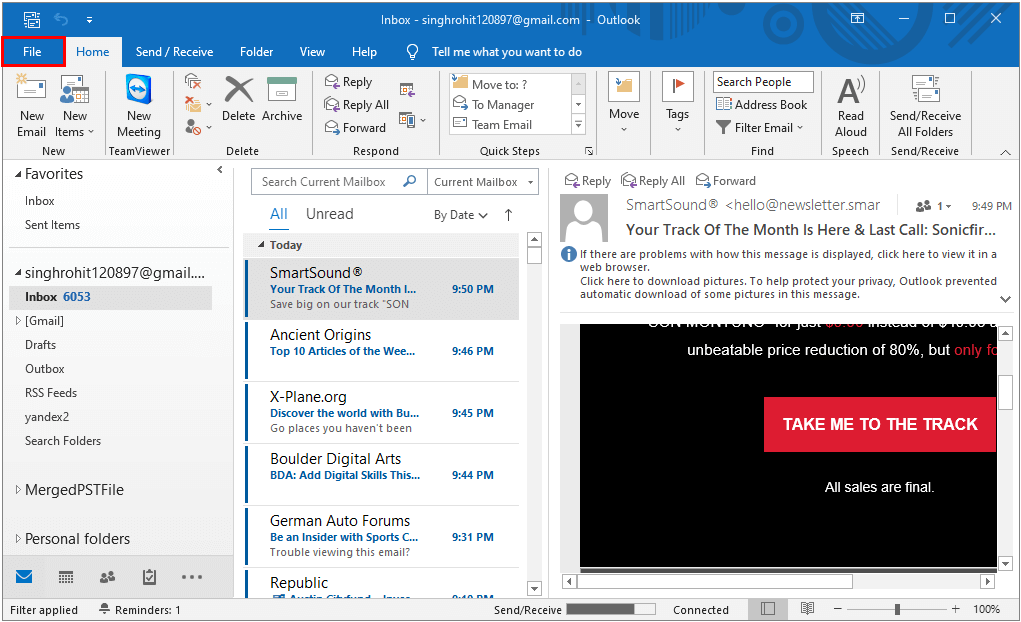 The Outlook Data File Has Reached the Maximum Size Top 4 Methods