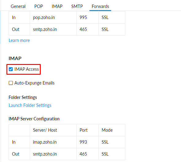 Export Zoho Mail to Gmail