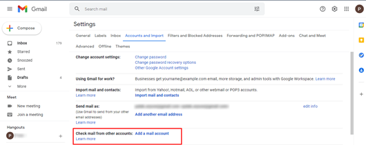 Access Yahoo Mail in Gmail