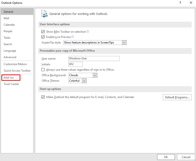 Body of Email Not Showing in Outlook