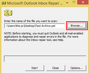 Outlook 0x80040115 error