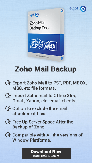 Zoho Mail Backup Tool