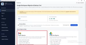 Install and run the Cigati Google Workspace to Microsoft 365 Backup Tool.