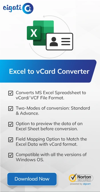 Excel to vCard Converter