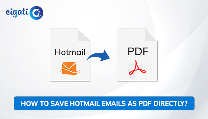 Save Hotmail Emails as PDF