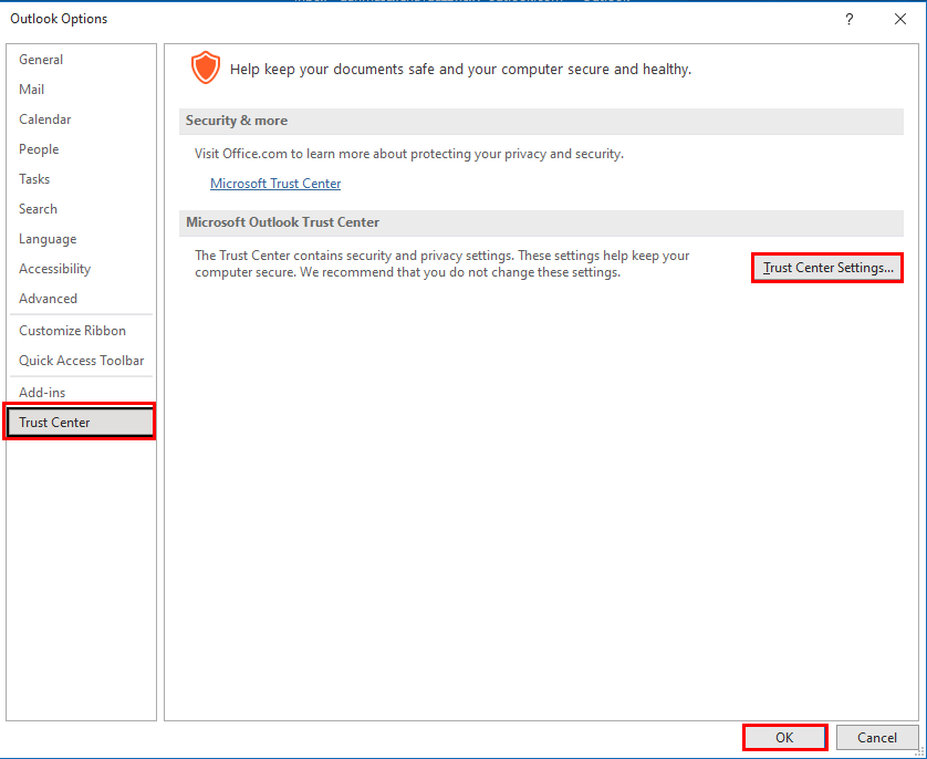 Outlook Not Displaying Images in Emails