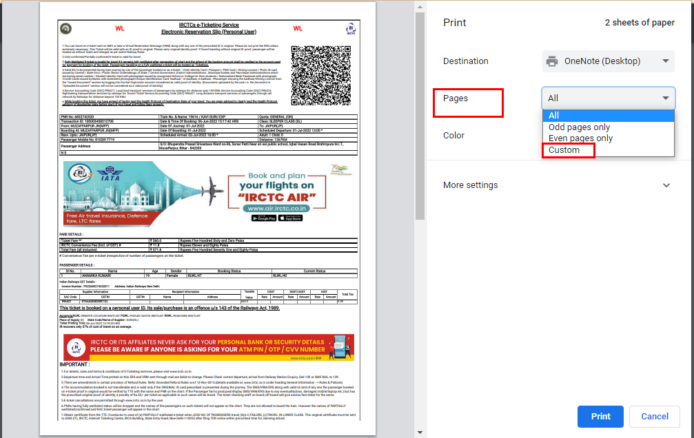 Split PDF into Single Pages