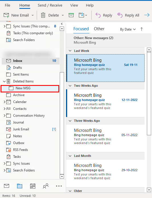 Import MSG to Outlook