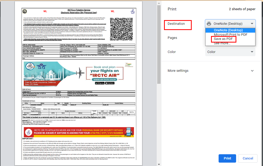 Split PDF into Single Pages