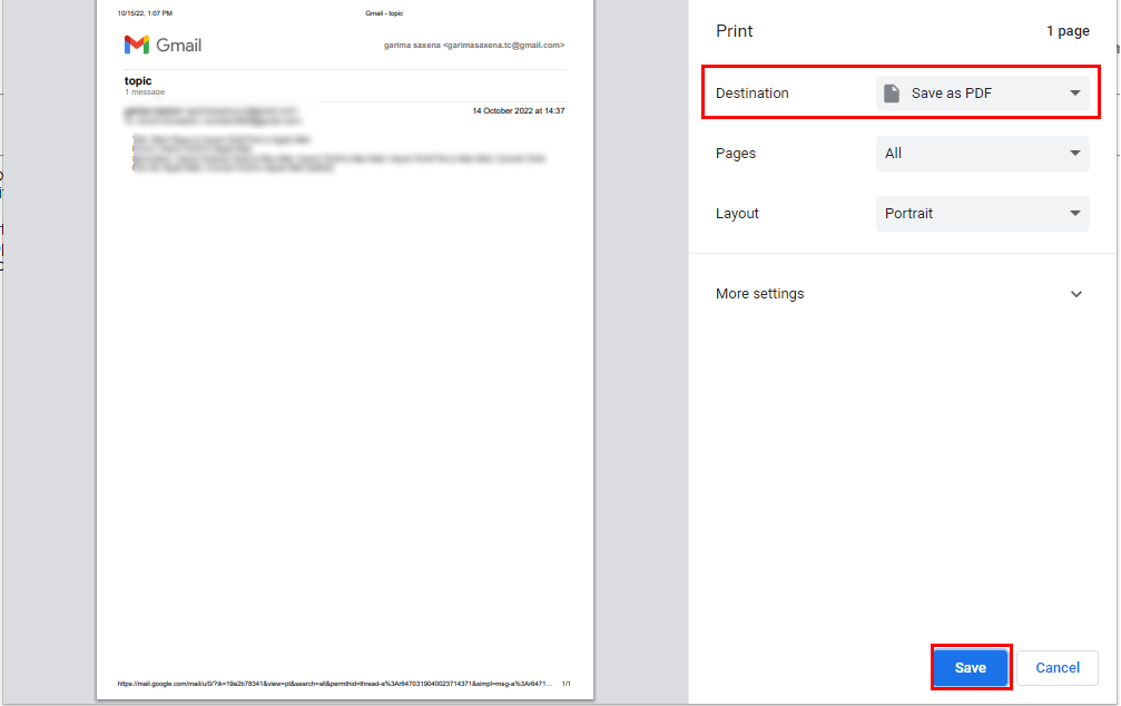 Export Gmail Emails to Text
