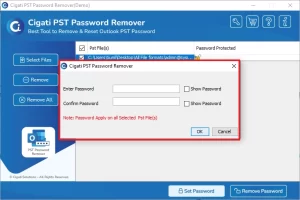 Enter the password again.