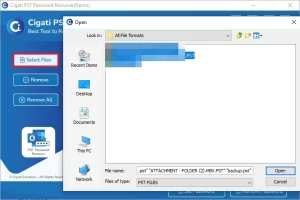 Click Select Files.