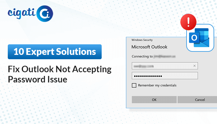 Outlook Not Accepting Password