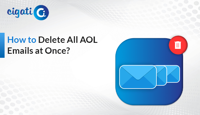 how to delete all emails at once on aol mail