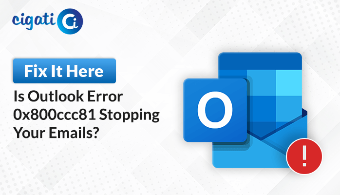 Outlook Error 0x800ccc81