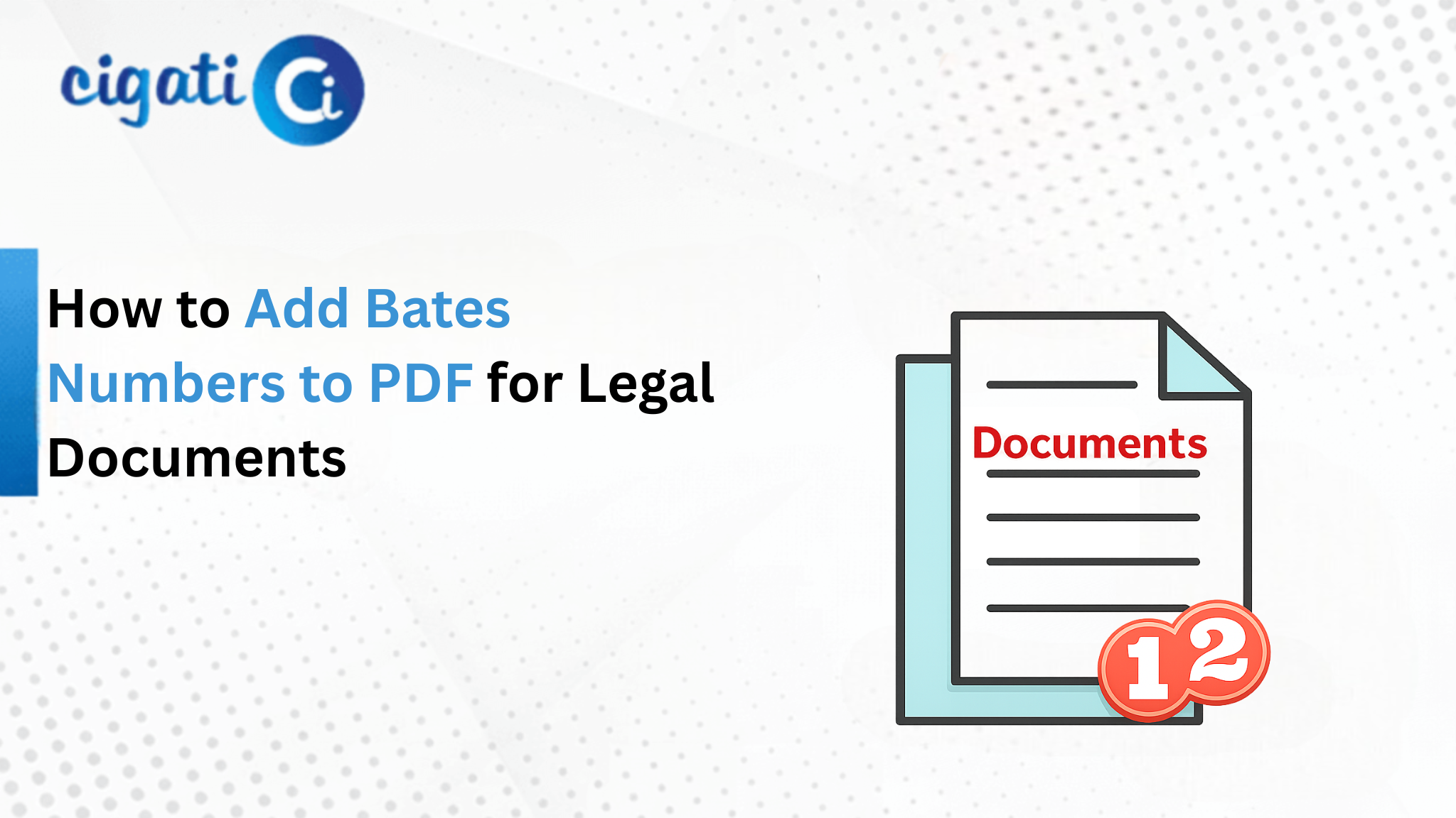 Add Bates Numbers to PDF