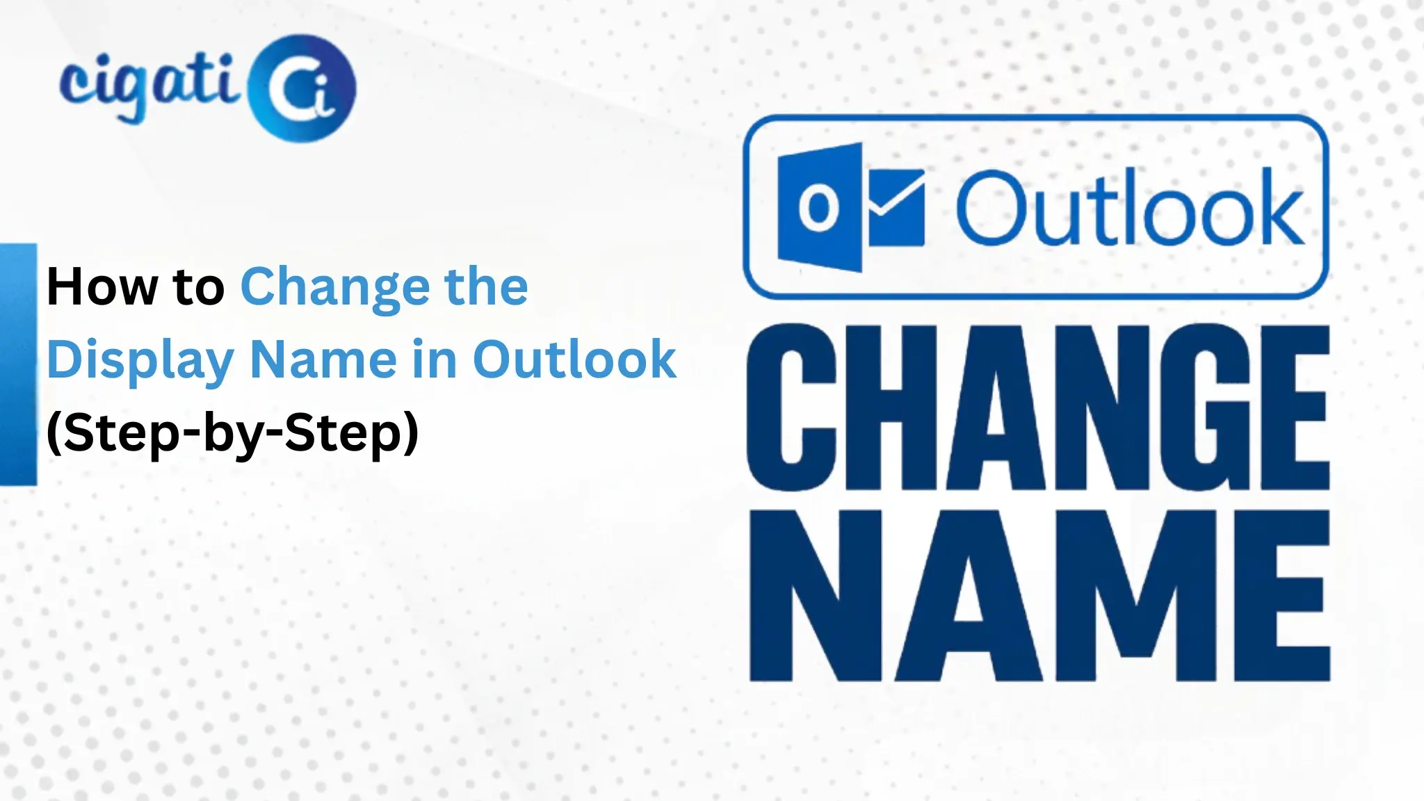 Change the Display Name in Outlook