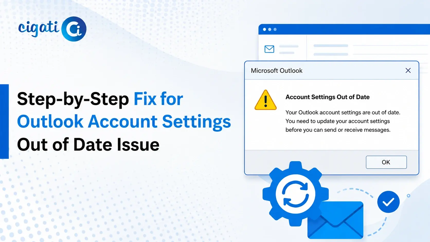 Outlook Account Settings Out of Date