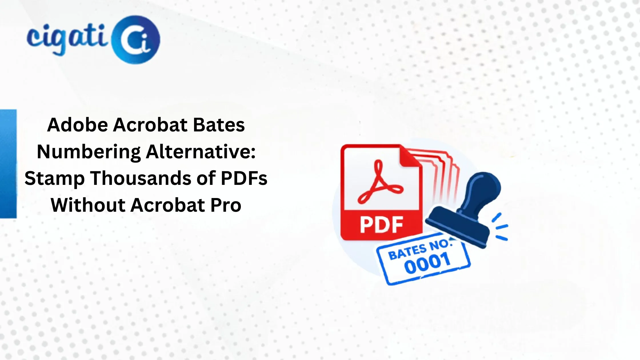 Add Bates Numbers or Stamp to PDF Files