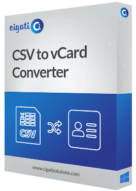 CSV to vCard Software Box