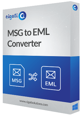 MSG to EML Converter Software Box
