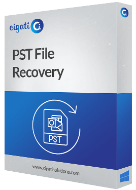 PST File Recovery Software Box