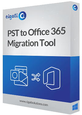 PST to Office 365 Migrator Software Box