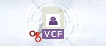 To Split Large-Sized VCF/vCard Files